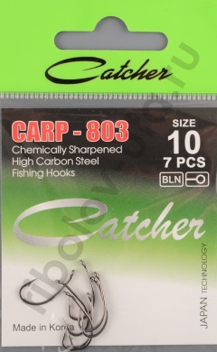 Одинарные крючки Catcher Carp № 10