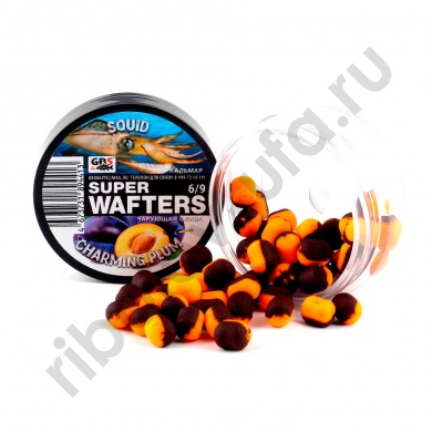 Вафтерсы (wafters) GBS нейтральной плавучести 6x9мм Кальмар и Чарующая Слива