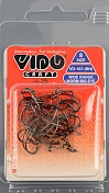 Офсетные крючки Vido Wide Range Worm Big Eye VD103 №8 BLN 