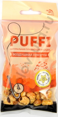 Кукуруза Три Кита воздушная Puffi Ваниль 15гр 