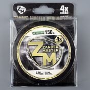 Шнур плетёный Zander Master Braided Line x4 зеленый, 150м, 0.28мм, 16.40 кг