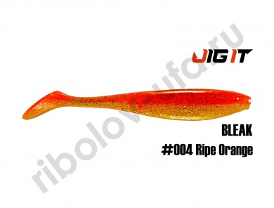 Силиконовая приманка Jig It Bleak 4in, 10см 6гр цв. 004 чеснок (6шт/уп)