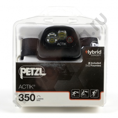 Фонарь налобный Petzl Actik черный 2019 