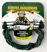 Резинка рыболовная Три кита Fishing Gum №1 2.5мм, (в мотке/10м) цв. хаки