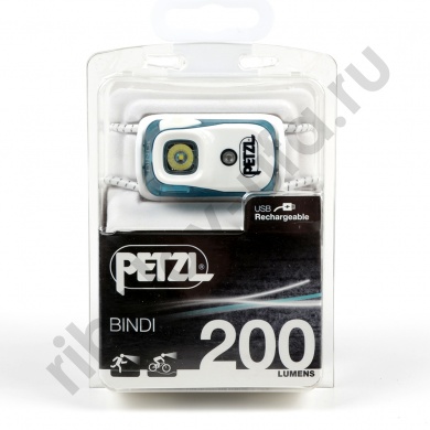 Фонарь налобный Petzl Bindi синий 