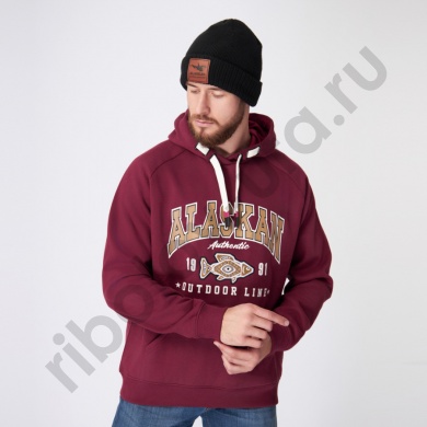 Толстовка Alaskan Promo Hoodie Claret р. L