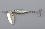 Блесна Caiman Spinner вращ. 9.0гр Silver Blue 184654