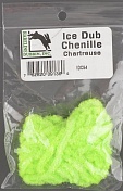 Синель Hareline блестящая Ice Dub Chenille #54 Chartreuse Idc54