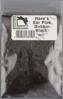 Даббинг Hareline Hares Ear Plus Dubbing Black 