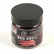 Бойлы GBS Baits тонущие насадочные 15мм 100гр (банка) Red Krill Красный криль