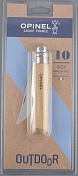 Нож Opinel 10VRI , нерж. сталь, бук, (блистер)