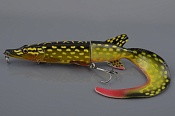 Силиконовая приманка Savage Gear 3D Hybrid Pike 25 130g SS 02-Yellow 50230