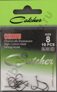 Одинарные крючки Catcher Chinu № 8