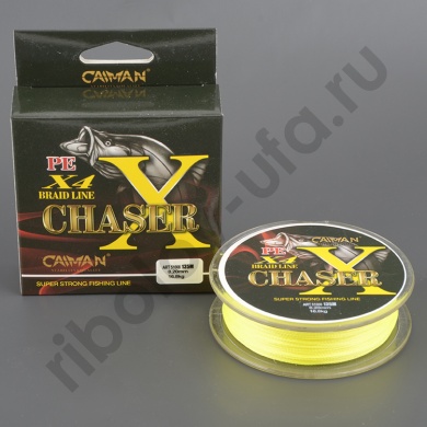 Шнур плетёный Caiman Chaser желтый 135м  0,12мм 51008/175152