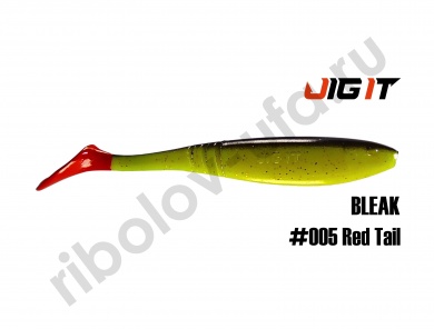 Силиконовая приманка Jig It Bleak 4in, 10см 6гр цв. 005 чеснок (6шт/уп)