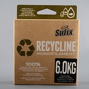 Леска Sufix Recycline зеленая 150 м, 0,30 мм, 6кг