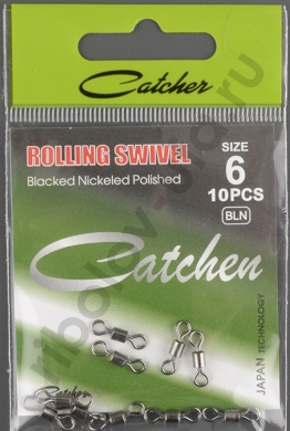 Вертлюжок Catcher Rolling Swivel # 6