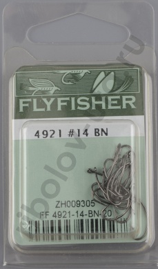 Крючки Flyfisher 4921 #14 BN