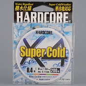 Шнур плетёный Duel PE Hardcore Super Cold X4 200м 5Color # 0,4 3,6кг 0.11мм