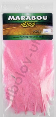 Перья марабу Hends Marabou Pink Lt. (10шт/уп)