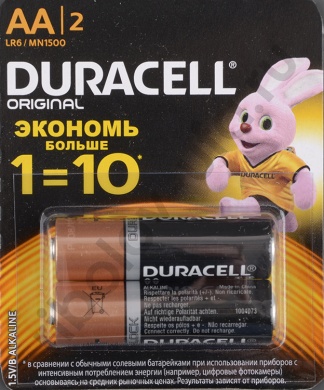 Элемент питания Duracell LR06 (отрывной) BP-12