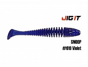 Силиконовая приманка Jig It Snoop 4in, 10см 6гр цв. 019 кальмар (6шт/уп)