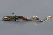 Силиконовая приманка Savage Gear Real Eel 20 38g Olive Pearl PHP 63766