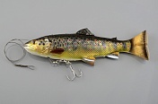 Силиконовая приманка Savage Gear 4D Line Thru Pulsetail Trout 20см 102гр Brown Trout 61981