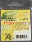 Одинарные крючки Cobra Feeder Master сер.1171NSB разм.010