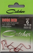 Одинарные крючки Catcher Sode Red № 6