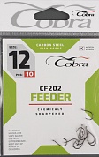 Одинарные крючки Cobra Feeder Master сер.CF202 разм.012