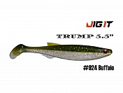 Силиконовая приманка Jig It Trump 5.5in, 14см 17гр цв. 024 кальмар (3шт/уп)