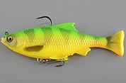 Силиконовая приманка Savage Gear 3D Pulse Tail Roach 13см 38,5гр firetiger (тонущая) 63725