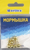 Мормышка литая Marlins Шар 6мм (1.22гр) кр. Crown золото 7000-403