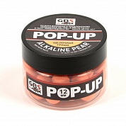 Бойлы GBS Baits Pop-up плавающие 12мм 55гр (банка) Alkaline Pear Щелочная груша