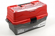 Ящик рыболовный Nisus Tackle Box 3-х полочный, цв. красный