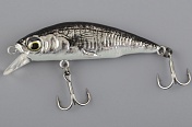 Воблер Savage Gear 3D Sticklebait Twitch 5.5, black silver