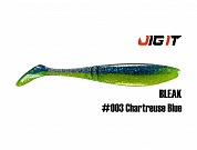 Силиконовая приманка Jig It Bleak 4in, 10см 6гр цв. 003 кальмар (6шт/уп)