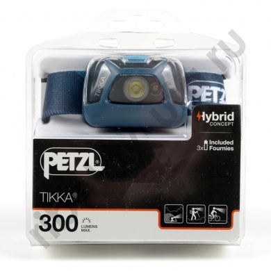 Фонарь налобный Petzl Tikka синий 2019 