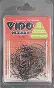 Офсетные крючки Vido Worm VD101 №2/0 BLN