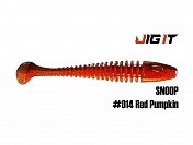 Силиконовая приманка Jig It Snoop 4in, 10см 6гр цв. 015 чеснок (6шт/уп)