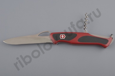 Нож Victorinox RangerGrip 63 130мм 5функций красный/черный