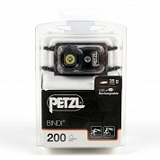 Фонарь налобный Petzl Bindi черный