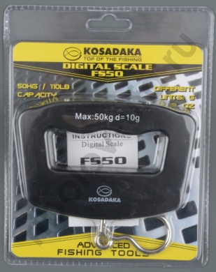 Весы электронные до 50кг FS50 (Kosadaka)