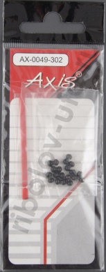 Латунные глаза-гантельки AXIS BRS EYES (10 шт) 2mm BLACK