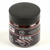 Бойлы GBS Baits тонущие насадочные 15мм 100гр (банка) Squid Кальмар