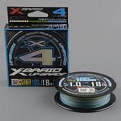 Шнур плетёный Ygk X-Braid Upgrade X4 3color 180m #1.0/18 lb