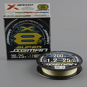 Шнур плетёный Ygk X-Braid Super Jigman X8 200m #1.2/25 lb multicolor