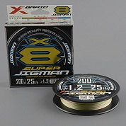 Шнур плетёный Ygk X-Braid Super Jigman X8 200m #1.2/25 lb multicolor