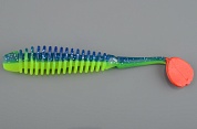 Силиконовая приманка Fishing Style Morder 5,4 in 137мм # 015 Dark blue lime RT